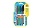 Utensilien zum Schreiben und Zeichnen - Paper Mate InkJoy 100ST Kugelschreiber | feine Spitze (0,7 mm) | klassische Farben | 5 Stück - 1956735