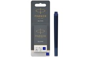 Utensilien zum Schreiben und Zeichnen - Parker Tintenpatronen für Füller | lange Patronen | blaue QUINK Tinte | 5 Stück (Blister-Packung) - 1950403