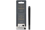 Utensilien zum Schreiben und Zeichnen - Parker Tintenpatronen für Füller | lange Patronen | schwarze QUINK Tinte | 10 Stück (Blister-Packung) - 1950206
