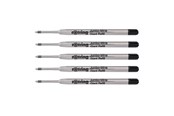 Utensilien zum Schreiben und Zeichnen - Rotring rOtring Kugelschreibermine | mittlere Schreibspitze | schwarze Tinte | 5 Ersatzmine für Kugelschreiber - S0195390