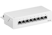 Netzwerk - Kabel - Pro CAT 6a Mini/Desktop Patch - 8 Port - Weiß - 4040849620676