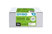 Papier, Fotopapier und Etiketten - DYMO LabelWriter Adressetiketten (groß) | 36 mm x 89 mm | 12 Rollen mit je 130 leicht ablösbaren Etiketten (1.560 Etiketten) | selbstklebende Etiketten - 2093093
