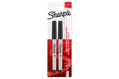 Utensilien zum Schreiben und Zeichnen - Sharpie Permanentmarker | ultradünne Spitze | schwarz | 2er-Packung - 1985878