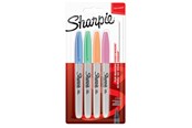 Utensilien zum Schreiben und Zeichnen - Sharpie Permanentmarker | feine Spitze | Pastel Farben | 4 Stück - 2065402