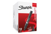 Utensilien zum Schreiben und Zeichnen - Sharpie W10 Permanentmarker | Keilspitze | schwarz | 12er Box - S0192654