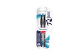 Utensilien zum Schreiben und Zeichnen - Paper Mate Replay Radierbarer Kugelschreiber | mittlere Spitze (1,0 mm) | schwarz | 2 Stück - 2109254