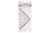 Utensilien zum Schreiben und Zeichnen - Rotring Centro Large Geometry Set Square with Handle 23cm - S0903950