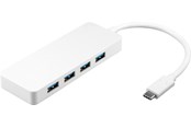 USB-Hubs - Pro 4x USB-C multiport adapter white - simultaneous USB-Hubs - USB 3.0 - 4 - Weiß - 66274