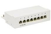 Systemzubehör - Pro CAT 6 Mini/Desktop Patch Panel 8 Port white - ST - 4040849620690