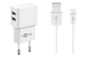 Andere Kabel - Pro Dual Apple Lightning charger set 2.4 A - 44979