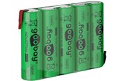 Batterien und Akkus - Pro 5x AA (Mignon) - 2100 mAh green - Solder tail (Z) - 4040849555824