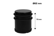 Halterungen & Scharniere - Home>it Loose door stop Ø62x75 mm 1 kg - matt black - 13168