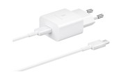Handys - Adapter und Ladegeräte - Samsung 15W USB-C Power Adapter (Incl. cable) - White - EP-T1510XWEGEU
