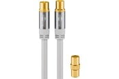 Antennenkabel - Pro TV antenna cable (135 dB) 4x shielded 5 m white - 4040849703195