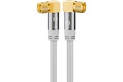 Antennenkabel - Pro SAT antenna cable (135 dB) 4x shielded 1m - 4040849704819