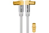 Antennenkabel - Pro TV antenna cable (135 dB) 4x shielded 3 m - 4040849704208