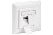 Zubehör (Halterungen, Steckdosen etc.) - Pro CAT 6 wall plate flush mounting - 4040849682469