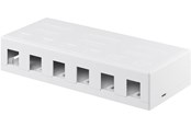 Netzwerkzubehör - Pro Keystone empty housing 6 port - 4040849793790