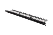 Netzwerkzubehör - Deltaco UTP Patchpanel 24xRJ45 Cat6 Krone-termin - FA-2380K-248-C6-0,5U