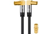 Antennenkabel - Pro TV antenna cable (135 dB) 4x shielded 1 m - 4040849704550