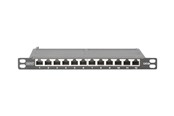 Netzwerkzubehör - DIGITUS 12-Port CAT 6A Slim Patch Panel - DN-91612S-SL-EA