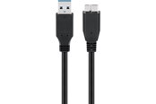 USB Kabel - Pro USB-A <-> USB Micro-B 3.0 - 1.8m - Schwarz - 4040849660269