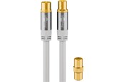 Antennenkabel - Pro TV antenna cable (135 dB) 4x shielded 1 m - 4040849703133