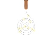 Lampen - Goobay 3 x 10 LED bottle light chain incl. timer silver - 4040849578663