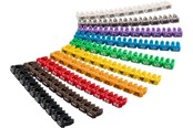 Kabelkanal / Kabelschlauch - Pro Cable marker clips ‘Digits 0–9’ for cable diameters up to 2.5 mm - 4040849725135