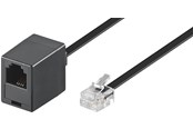 Netzwerk - Kabel - Pro Modular telephone extension cable - Schwarz - 6m - 4040849682605