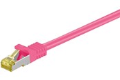 Netzwerk - Kabel - Pro RJ45 patch cord CAT 6A S/FTP (PiMF) 500 MHz with CAT 7 raw cable magenta - Rosa - 0.5m - 4040849915789