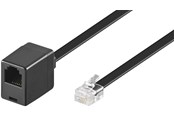 Netzwerk - Kabel - Pro Modular telephone extension cable - Schwarz - 3m - 4040849682636