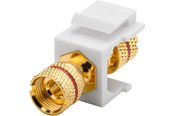 Netzwerk - Kabel - Pro Keystone module speaker - Rot - 4040849794841