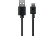 USB Kabel - Pro USB-A <-> USB-C - 0.5m - USB 2.0 - Schwarz - PUSB2.0-AC-BLK-0.5M