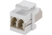 Netzwerk - Kabel - Pro KeyStone fibre optic cable module - Weiß - 4040849800009