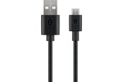 USB Kabel - Pro USB-A <-> USB Micro-B - 2m - Schwarz - 4040849386602