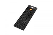 DIY Wasserkühlung - EK Water Blocks EK-Quantum Torque Color Ring 10-Pack STC 12/16 - Black - 3831109816639