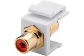 Netzwerk - Kabel - Pro Keystone Cinch/RCA module - Rot - 0cm - 4040849796692