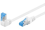 Netzwerk - Kabel - Pro LAN CAT 6A S/FTP 90° - Weiß - 2m - 4040849515651