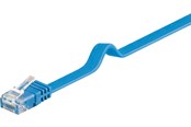 Netzwerk - Kabel - Pro LAN CAT 6 Flat U/UTP - Blau - 1m - 4040849964077