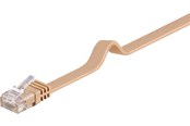 Netzwerk - Kabel - Pro LAN CAT 6 Flat U/UTP - Brown - 1m - 4040849958823