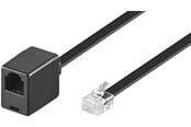 Netzwerk - Kabel - Pro Modular telephone extension cable - Schwarz - 10m - 4040849682612