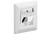 Zubehör (Halterungen, Steckdosen etc.) - Pro Faceplate to mount keystone jacks - 4040849959028