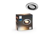 Smart-Home - Philips Hue Milliskin Recessed Spotlight Round - Aluminium - 929003810801