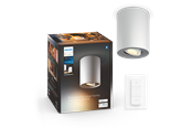 Smart-Home - Philips Hue Pillar Single Spotlight - White - With Dimmer Switch - 929003811701