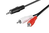 Audio Kabel - Pro Audio cable AUX adapter 3.5 mm male to stereo RCA - 4040849516504