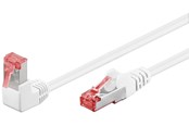 Netzwerk - Kabel - Pro LAN CAT 6 S/FTP - 90° - Weiß - 10m - 4040849515545