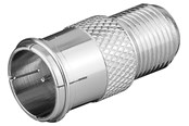 Audio Kabel - Pro F-adapter: F male (Quick) > F female - 4040849113703