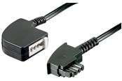 Netzwerk - Kabel - Pro TAE-F extension cable - Schwarz - 3m - 4040849502422
