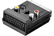 Display Kabel - Pro SCART to composite video and S-Video adapter IN/OUT with SCART passthrough - 4040849503122